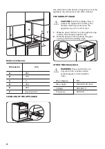 Preview for 20 page of Zanussi ZCG63040WA User Manual