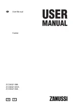 Zanussi ZCG63210BA User Manual preview