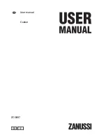 Zanussi ZCG667 User Manual предпросмотр