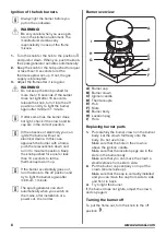 Предварительный просмотр 8 страницы Zanussi ZCG669GN User Manual