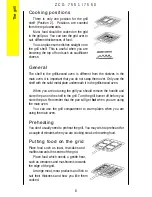 Предварительный просмотр 8 страницы Zanussi ZCG7550 Instruction Booklet