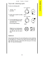 Предварительный просмотр 33 страницы Zanussi ZCG7550 Instruction Booklet