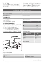 Предварительный просмотр 20 страницы Zanussi ZCG91206 User Manual