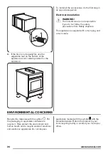 Предварительный просмотр 26 страницы Zanussi ZCG91206 User Manual