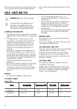 Preview for 14 page of Zanussi ZCG91236XA User Manual