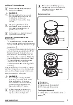 Preview for 9 page of Zanussi ZCG92246 User Manual