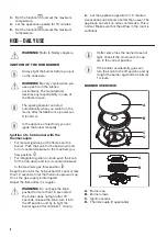 Preview for 8 page of Zanussi ZCG92496XA User Manual