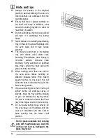 Предварительный просмотр 14 страницы Zanussi ZCGHL54 User Manual