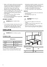 Preview for 6 page of Zanussi ZCI66080WA User Manual