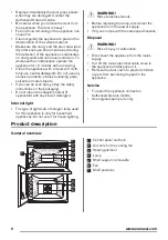 Предварительный просмотр 6 страницы Zanussi ZCI660EBC User Manual