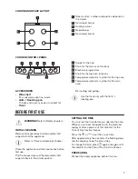 Предварительный просмотр 7 страницы Zanussi ZCK68200X User Manual