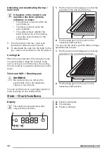 Предварительный просмотр 12 страницы Zanussi ZCK68300W User Manual