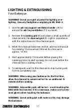 Preview for 17 page of Zanussi ZCKTBBQ22-C Manual & Safety Instructions