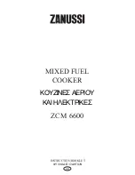 Zanussi ZCM 6600 Instruction Booklet предпросмотр