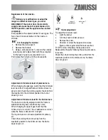 Preview for 19 page of Zanussi ZCM561MW1 Operating & Installation Instructions Manual