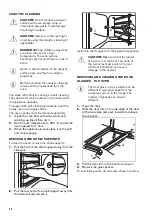 Предварительный просмотр 20 страницы Zanussi ZCV46250BA User Manual