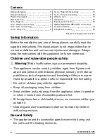 Preview for 2 page of Zanussi ZCV551 User Manual