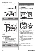 Preview for 18 page of Zanussi ZCV554MN User Manual