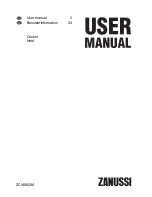 Zanussi ZCV6602M User Manual предпросмотр