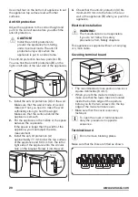 Предварительный просмотр 20 страницы Zanussi ZCV667MNC User Manual