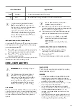 Предварительный просмотр 11 страницы Zanussi ZCV66AEWC User Manual