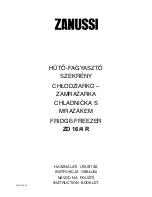 Zanussi ZD 16/4 R Instruction Booklet предпросмотр