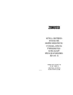 Zanussi ZD 18/5 R Instruction Booklet предпросмотр