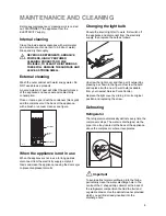 Предварительный просмотр 9 страницы Zanussi ZD 50/17 Instruction Booklet