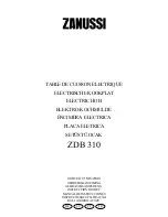 Zanussi ZDB310 Instruction Booklet preview
