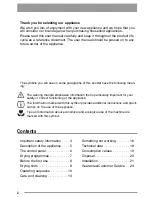 Preview for 2 page of Zanussi ZDC 37100 W User Manual