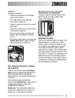 Preview for 15 page of Zanussi ZDC 37100 W User Manual