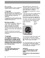 Preview for 22 page of Zanussi ZDC 37100 W User Manual