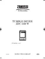 Zanussi ZDC 5350 W Instruction Booklet preview
