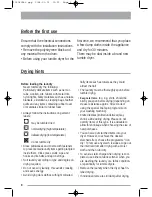 Preview for 8 page of Zanussi ZDC46130S User Manual