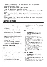 Preview for 4 page of Zanussi ZDC8203WR User Manual