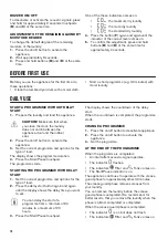 Preview for 10 page of Zanussi ZDC8203WR User Manual