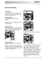 Предварительный просмотр 11 страницы Zanussi ZDE 36150W Instruction Booklet