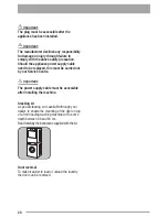 Предварительный просмотр 20 страницы Zanussi ZDE 36150W Instruction Booklet