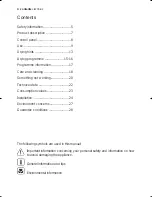 Preview for 4 page of Zanussi ZDE 57140W User Manual