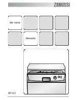 Zanussi ZDF 222 User Manual preview