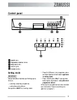 Предварительный просмотр 5 страницы Zanussi ZDF 312 User Manual