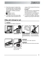 Предварительный просмотр 11 страницы Zanussi ZDF 6745 User Manual