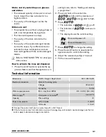 Предварительный просмотр 61 страницы Zanussi ZDF14011WA User Manual