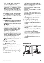 Предварительный просмотр 47 страницы Zanussi ZDF16021WA User Manual