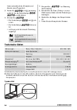 Предварительный просмотр 50 страницы Zanussi ZDF16021WA User Manual