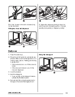 Предварительный просмотр 19 страницы Zanussi ZDF18001WA User Manual