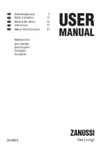 Zanussi ZDF2030 User Manual preview