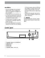 Предварительный просмотр 4 страницы Zanussi ZDF204 User Manual