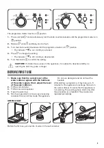 Предварительный просмотр 9 страницы Zanussi ZDF22002WA User Manual