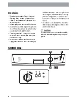 Предварительный просмотр 4 страницы Zanussi zdf231 User Manual